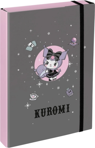 Mapper til A4-skolehæfter Jumbo KUROMI grå