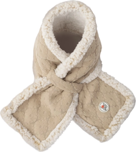 Lodger fleecetørklæde folklore fleece beige