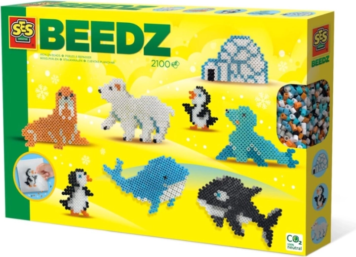 2100 perler i et praktisk kreativt sæt