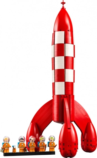 Ikonisk raketdesign fra Tintin-tegneserierne