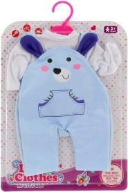 Dukketøj til 36–46 cm – sparkedragt og T‑shirt