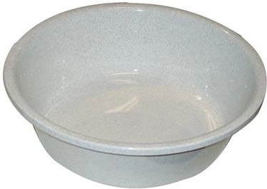 Plastvask 36 cm hvid