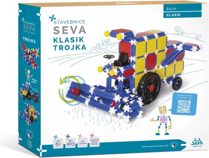 Byggesæt Seva Klasik Treer 464 dele