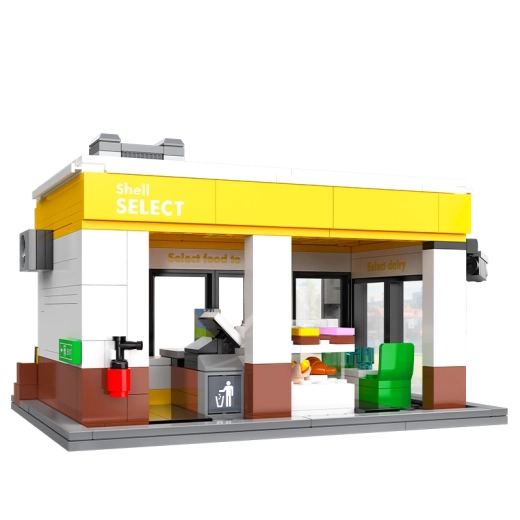 Funktionelle elementer til leg og udstilling