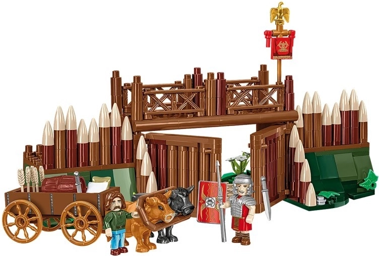 Autentisk port til romersk lejr med åbning