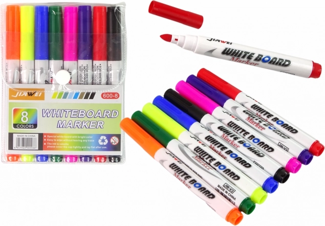 Magiske vandtuscher – 8 farver til tegning på vand, glas og whiteboards
