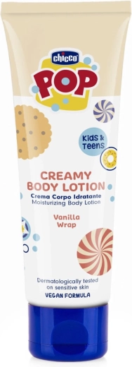 Chicco Pop cremet bodylotion med duft af vanilje 150 ml