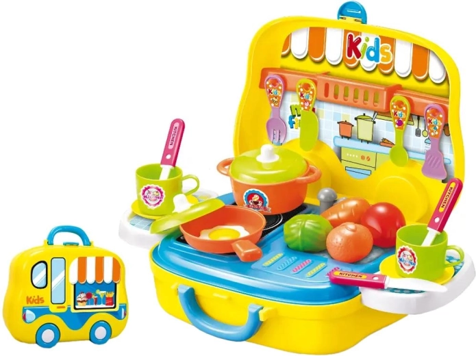 Legekøkken i kuffert Buddy Toys