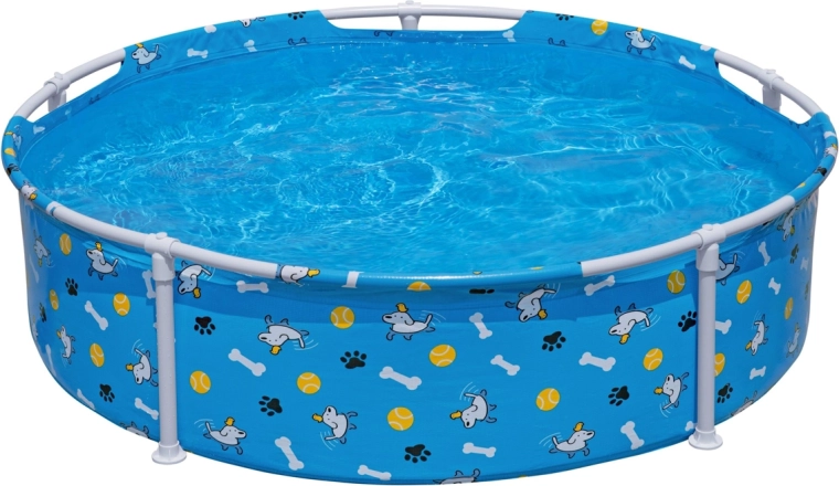 Bestway Fetchin' Fun rund overjordisk pool til kæledyr 122 cm