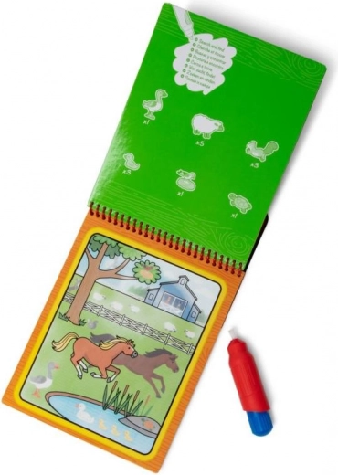 Magiske farver ved kontakt med vand