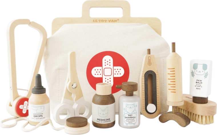 Le Toy Van træ-veterinærkuffert til børn