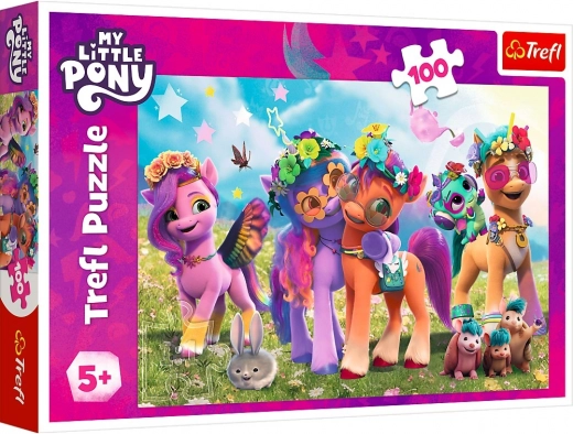 Puzzle Trefl My Little Pony Sjove ponyer 100 brikker