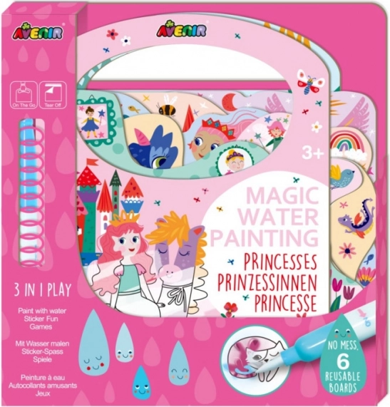 Magisk vandmaleri – Prinsesse