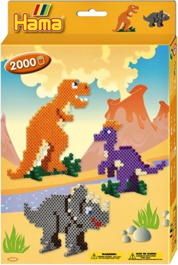 Strygeperler gaveæske Dino