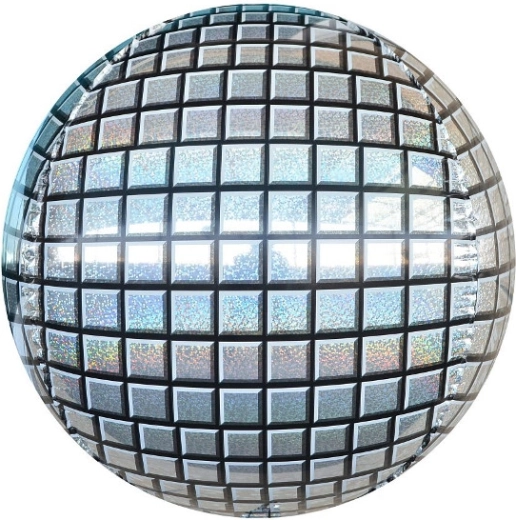 Folieballon diskokugle 40 cm