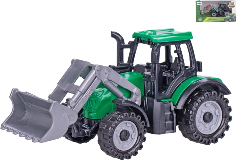 Traktor læssemaskine 11 cm med friløb – legetøj til børn
