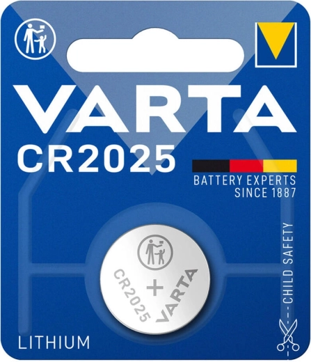Lithium-knapcellebatteri CR2025 Varta