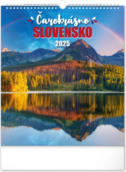 Vægkalender Fortryllende Slovakiet 2025, 30 × 34 cm