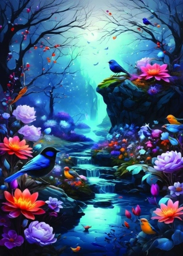 Puslespil Magisk natur 500 brikker ALIPSON