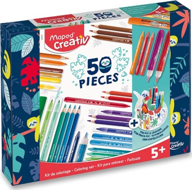 Maped kreativt kunstnerkuffert til børn