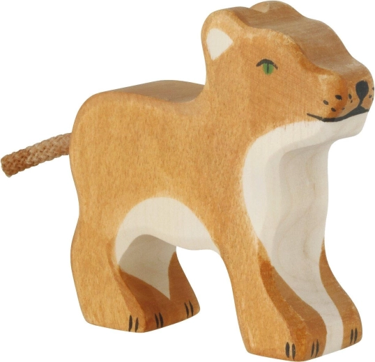 Holztiger lille stående løve – 1 stk.