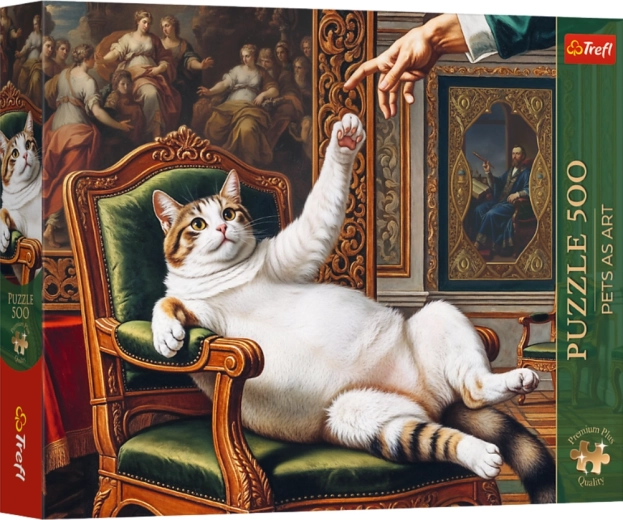 Puzzle 500 Premium Plus – Pets as Art: Hans pelsete majestæt