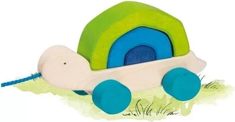 Goki træk-skildpadde med stabletårn