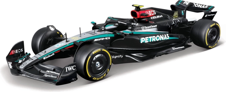 Autentisk Mercedes-AMG Petronas W15 (2024) i skala 1:24