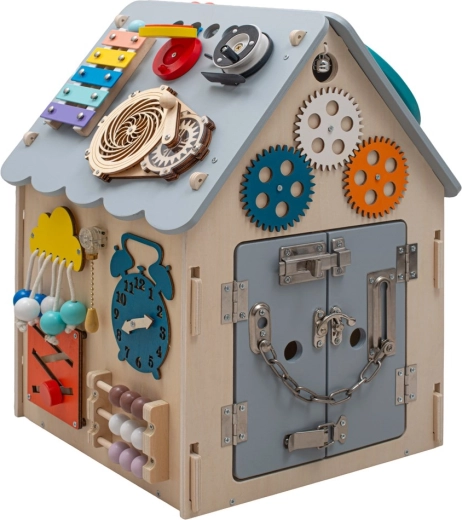 Montessori aktivitetsboard bamse med LED-lys Baby Mix