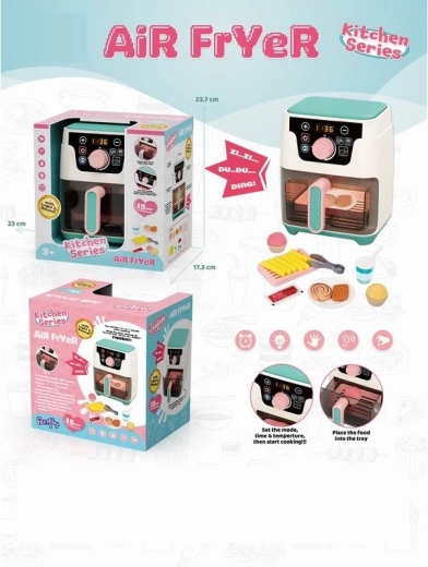 Børns batteridrevne frituregryde Air Fryer