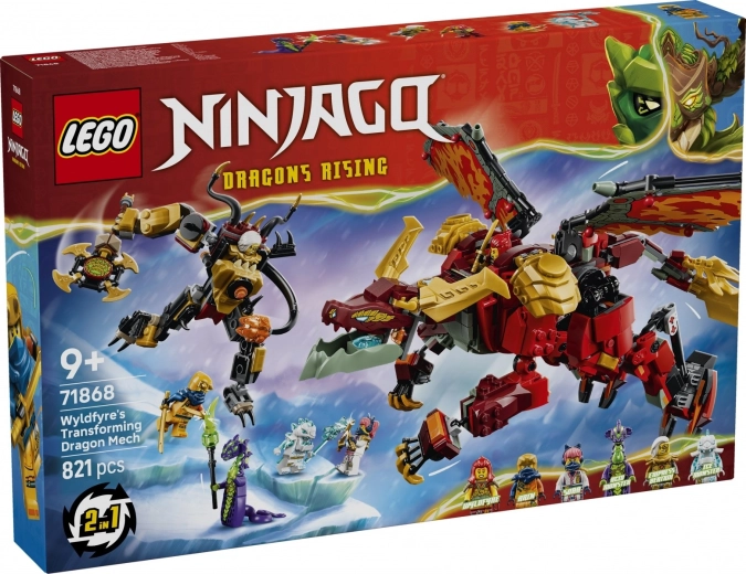 LEGO NINJAGO forvandlende drage-mech Wyldfyre