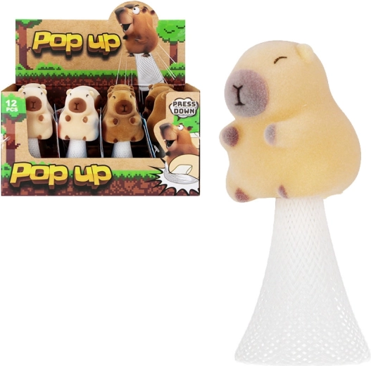 Hoppende kapybara-legetøj 10 cm