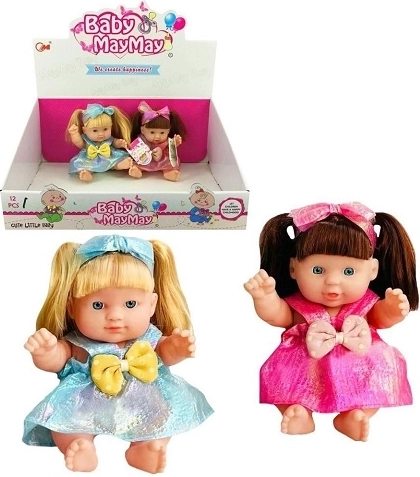 Baby May May-dukke pige i to varianter
