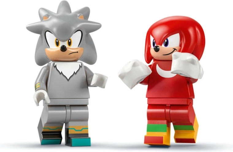 Minifigurerne Silver og Knuckles