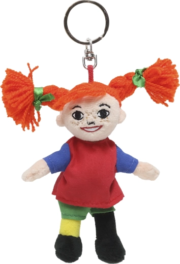 Pippi Langstrømpe nøglering – dukke