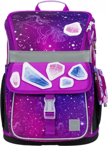 BAAGL Skoleaktetaske Zippy Unicorn Universe - Kreativ