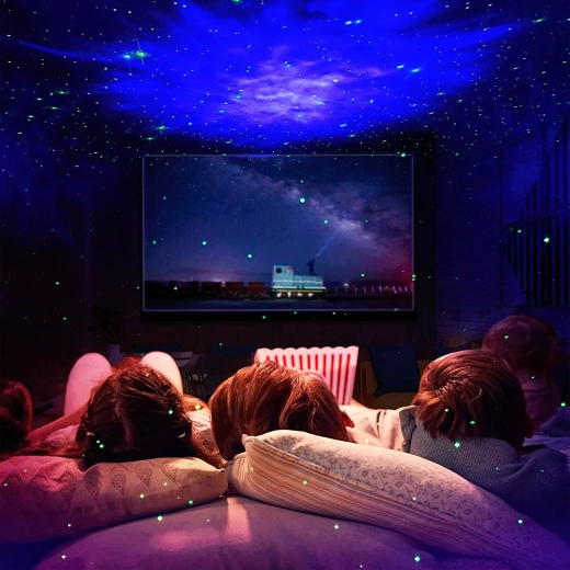 8 projiceringstilstande og justerbar lysstyrke