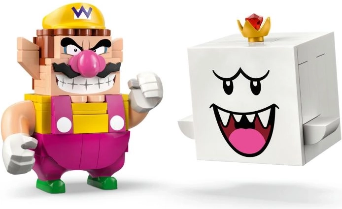 Ikoniske figurer Wario og King Boo