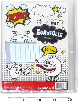 Gennemsigtig ophængslomme U-format A4 mat