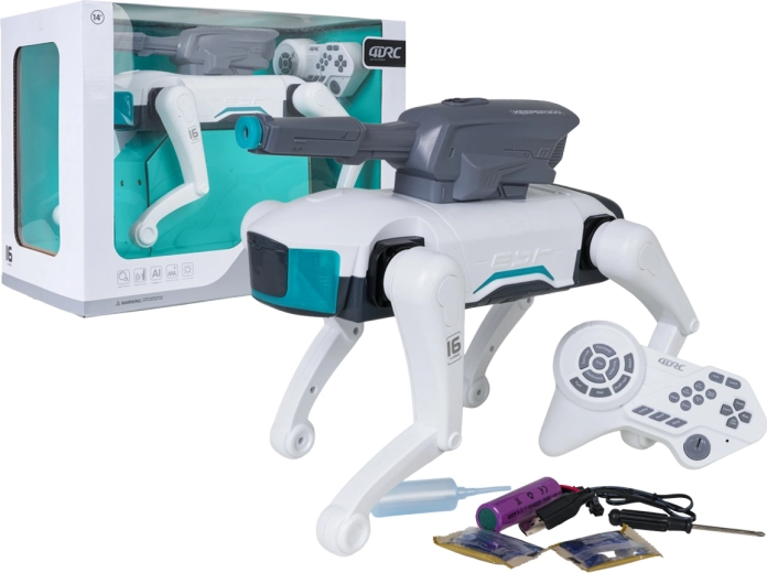 Fjernstyret robothund KEEPER 300 med gelblaster