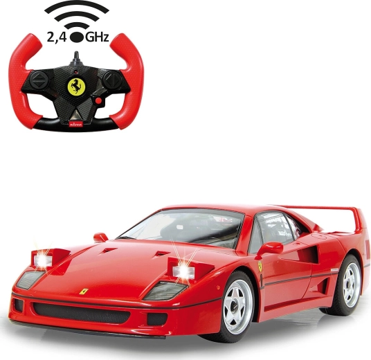 Jamara Ferrari F40 RC-bil 1:14, rød, 2,4 GHz