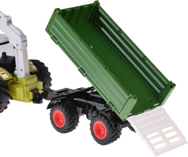 Aftagelig trailer med tip og sider