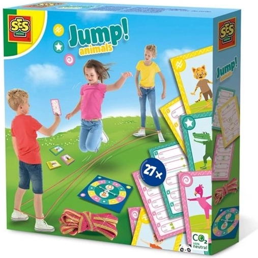 SES Creative Jump! dyr – aktiv hoppe- og bevægelsesspil for børn