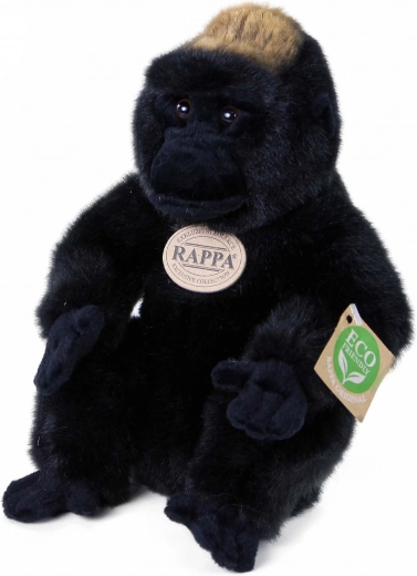Plys gorilla siddende 23 cm miljøvenlig