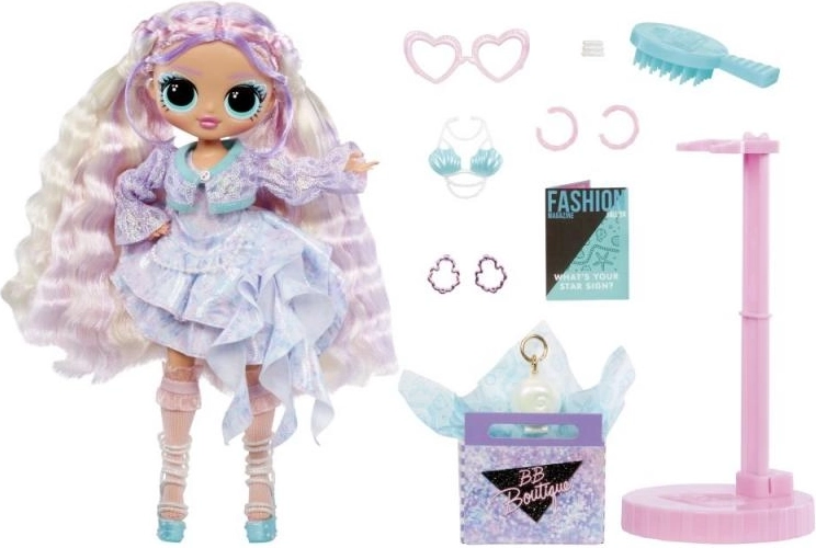 Dukke L.O.L. SURPRISE! O.M.G. Pearl – mode-dukke med tilbehør 24 cm