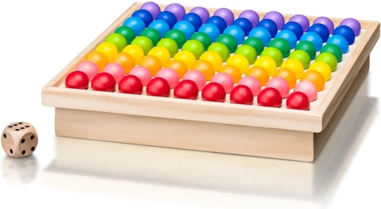POPULAR Træ-kuglespil – farverig sudoku og brætspil