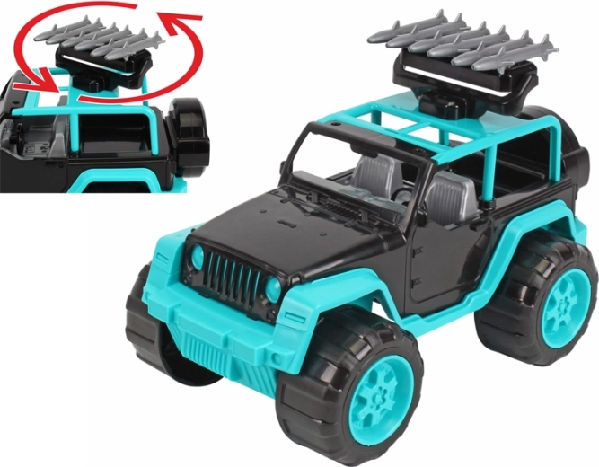 Terrængående SUV 28 cm med roterende raketter