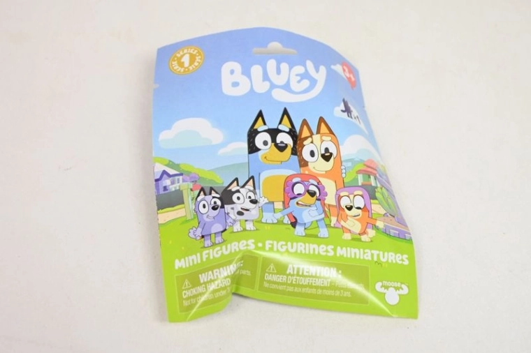 Bluey mini figur i hemmelig pose (blind bag) 1 stk – mix