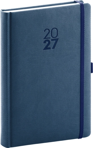 Notique dagskalender Diamante 2027 blå 15 × 21 cm
