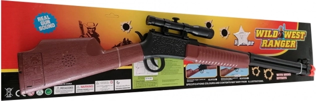 Plejo westernpistol med sigte